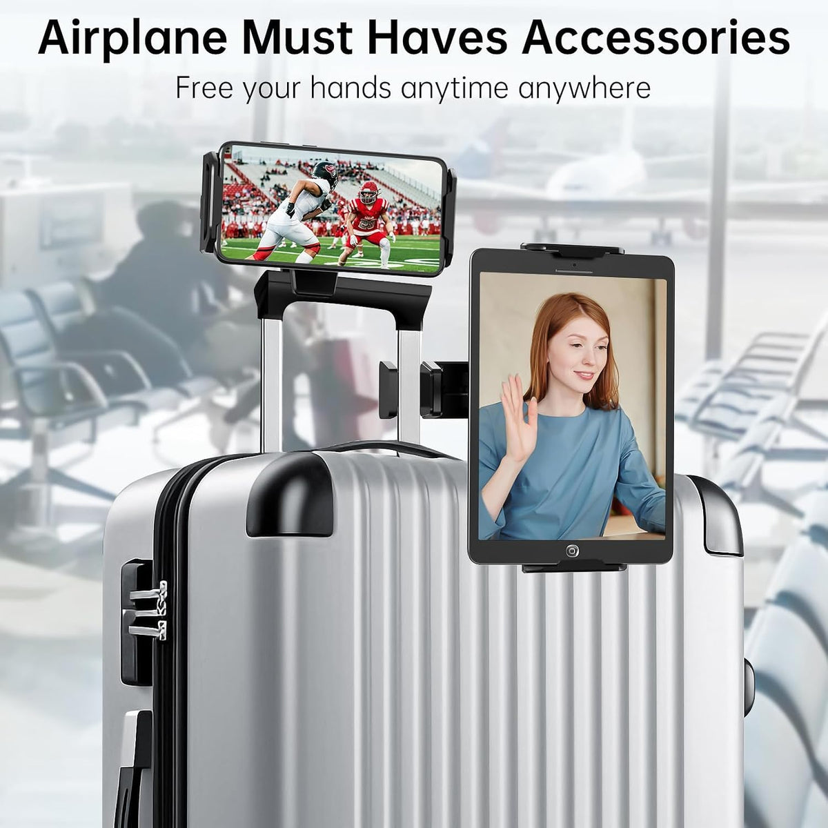 vizzicool Soporte para tablet de avión para iPad y Kindle | Soporte...