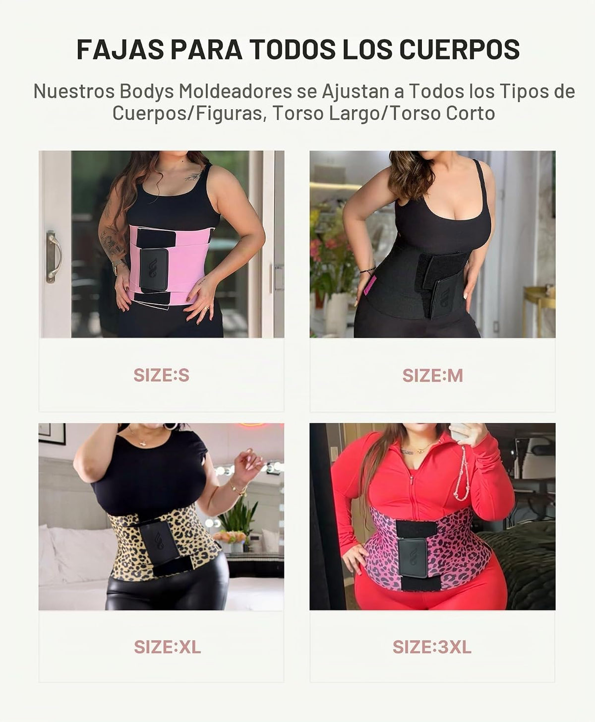 FeelinGirl - Corsé de cintura para entrenamiento de cintura, contro...