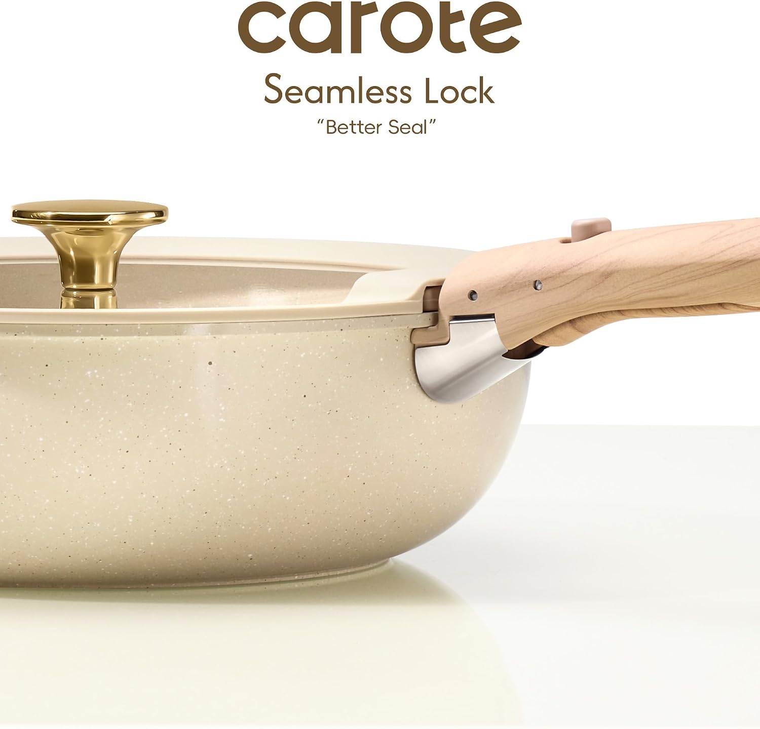 CAROTE Juego de utensilios de cocina de cerámica de 25 piezas, olla...