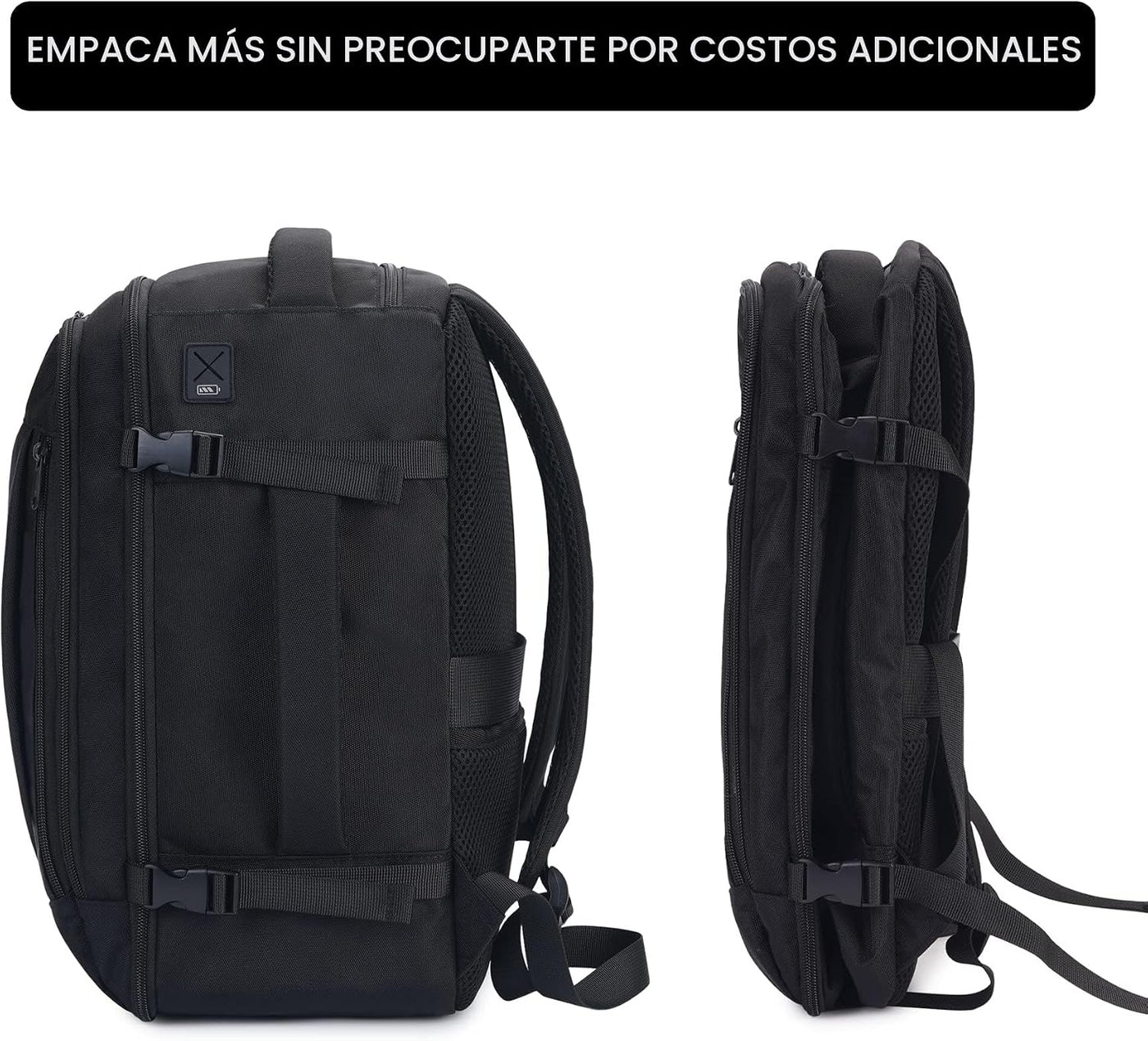 ECOHUB Mochila de Viaje Mochila de Artículo Personal con 13 Bolsill...