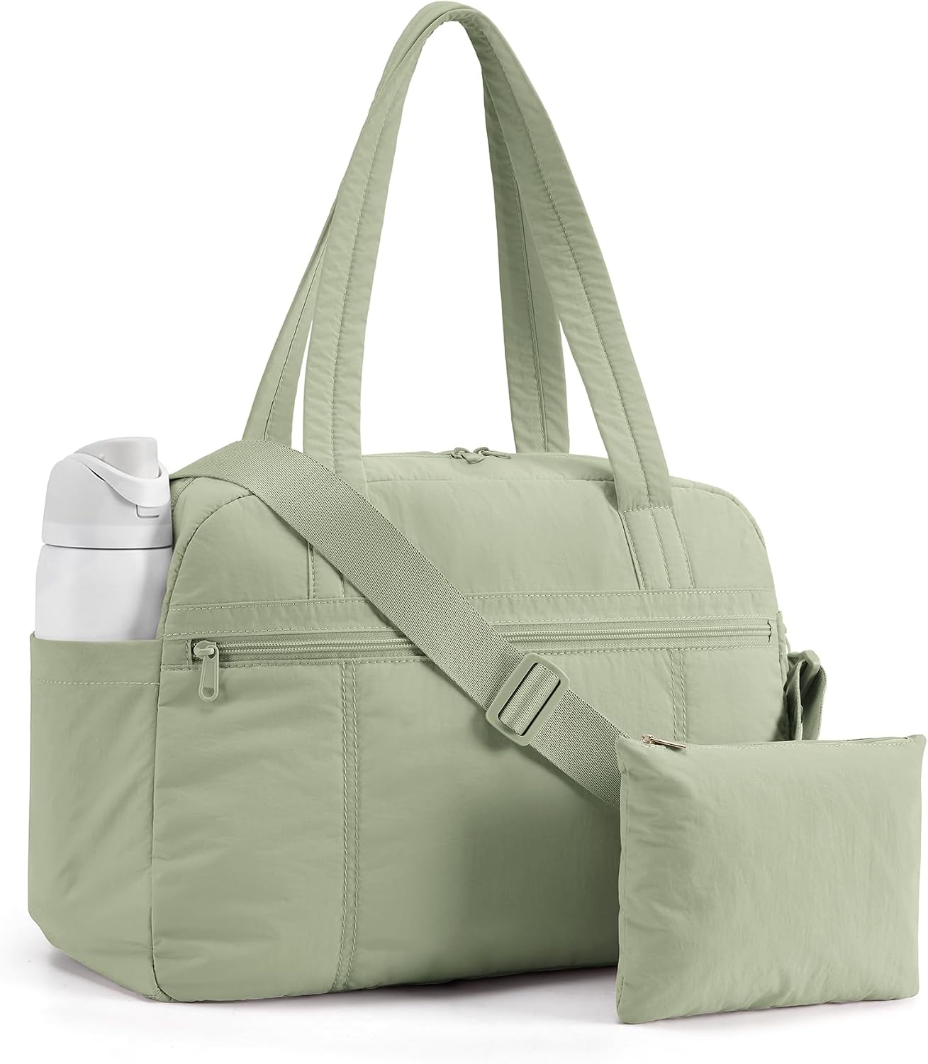 LIGHT FLIGHT Bolsa de gimnasio para mujer, bolsa de viaje ligera pa...