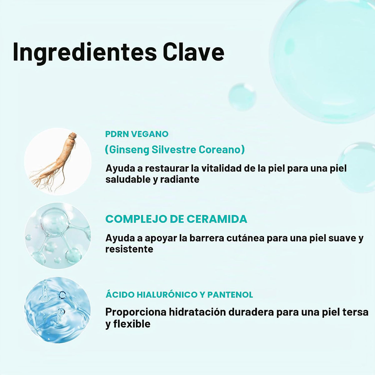 VT COSMETICS PDRN Mascarilla hidratante diaria, 30 hojas | PDRN veg...