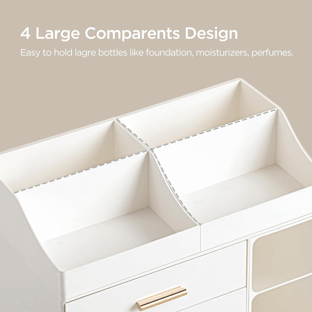 HBlife Organizador de maquillaje para encimera con soporte para cep...