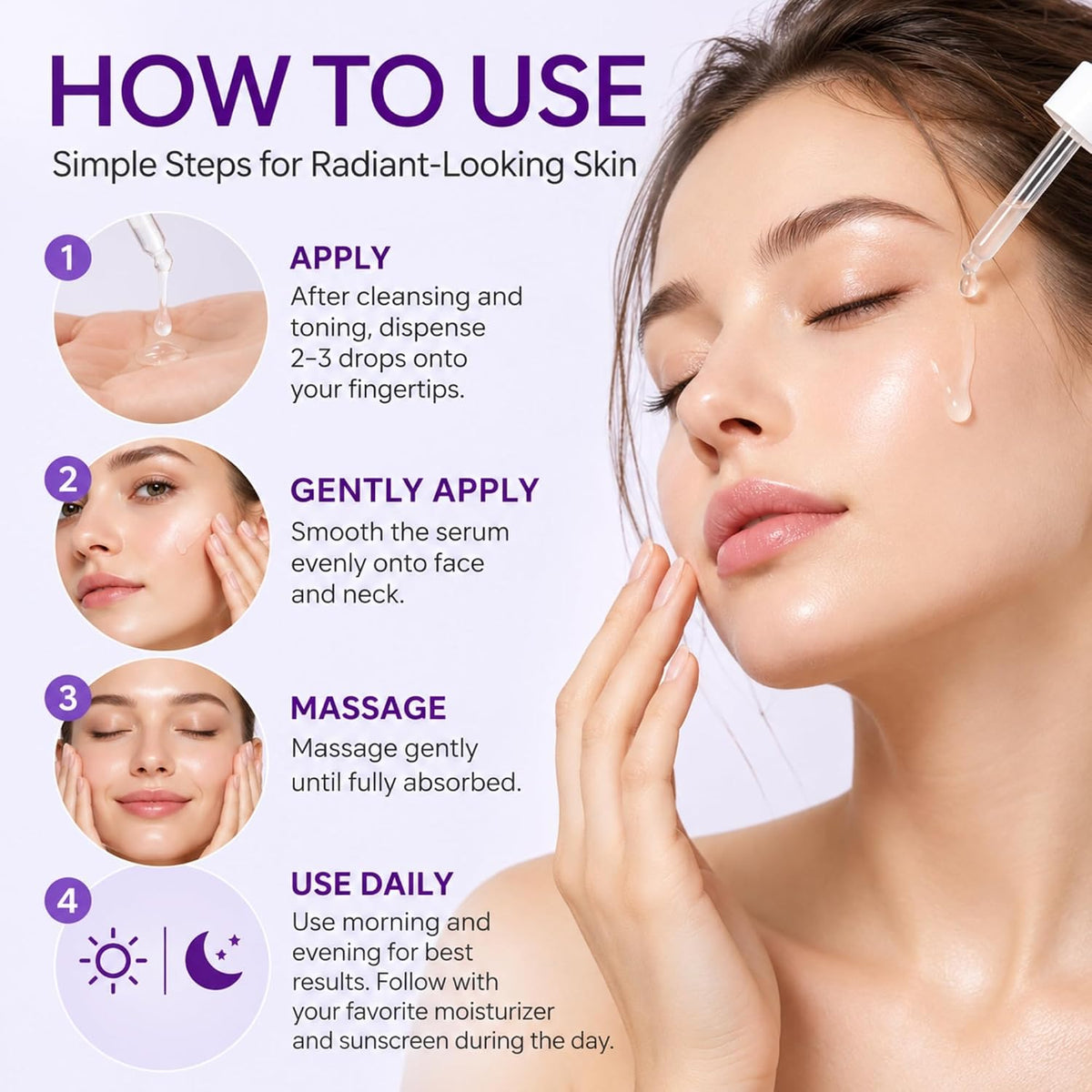 Bakuchiol - Suero facial de retinol con ácido hialurónico, vitamina...