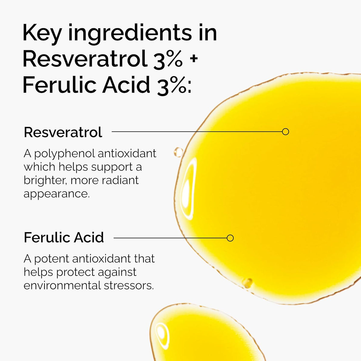 The Ordinary Resveratrol 3% + ácido ferúlico 3%, suero antioxidante...