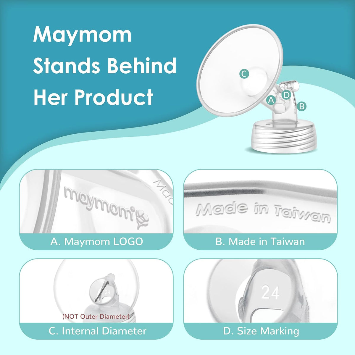 Maymom Brida de 18mm y válvula de pico de pato compatible con Spect...