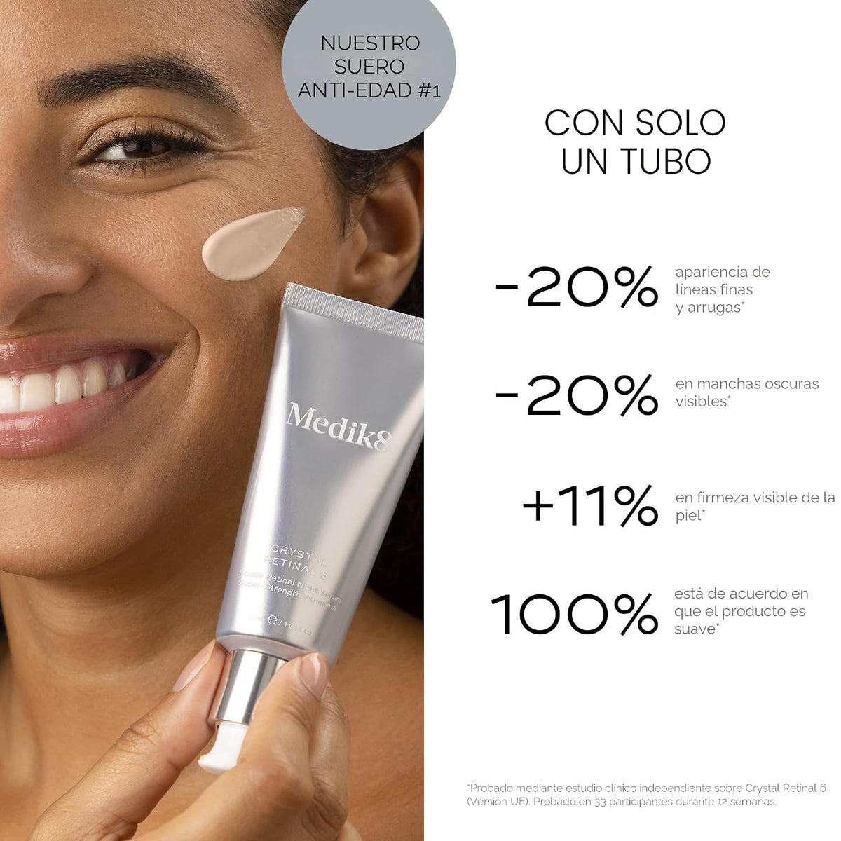 Medik8 Crystal Retinal 3 - Suero facial de retinaldehído para la pi...