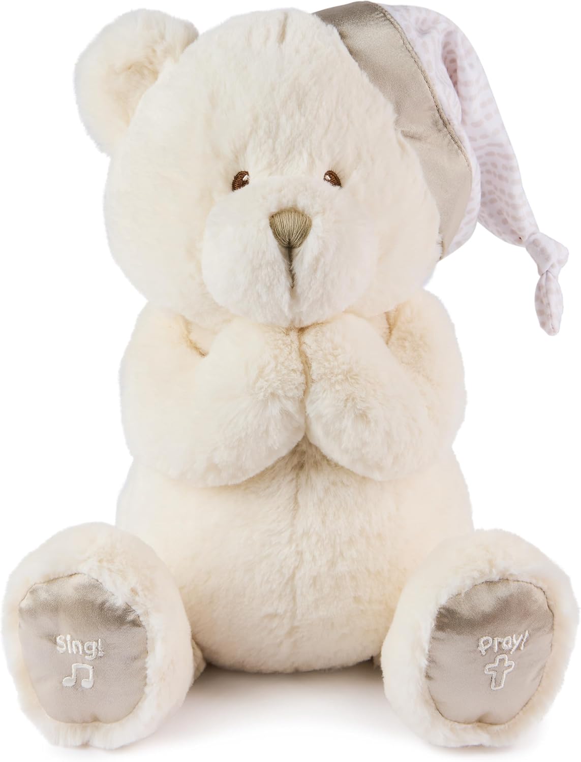 GUND Oso animado de oración de buenas noches, oso de peluche espiri...