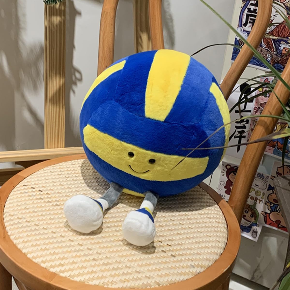 MUALML Cosas Lindas de Voleibol Cojín Deportivo Suave, Divertidos R...
