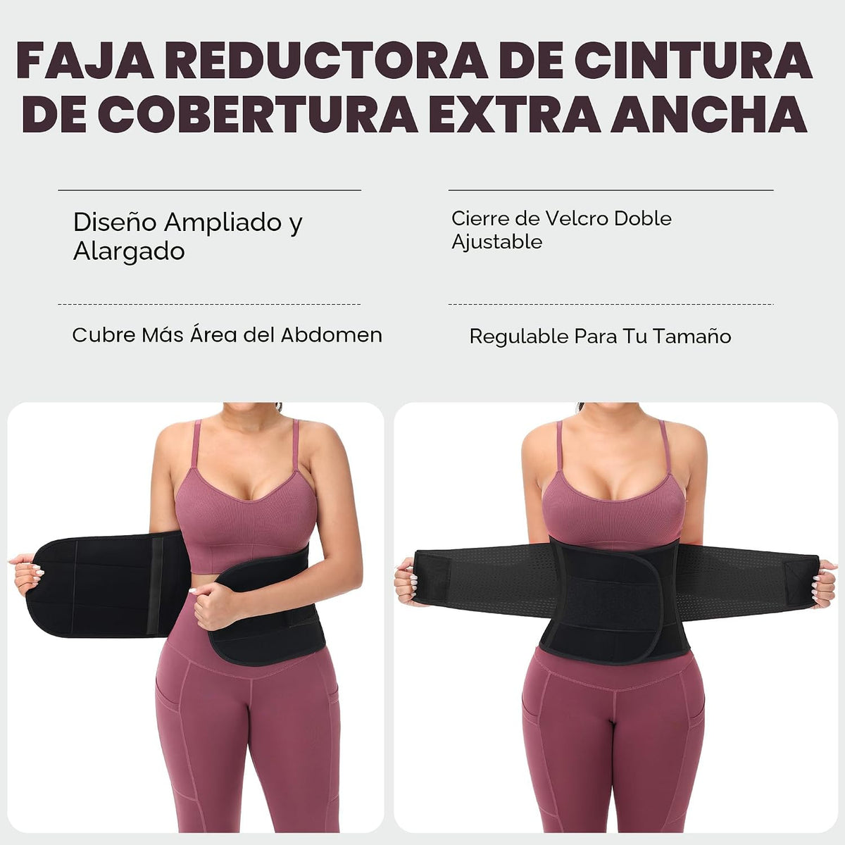 VENUZOR - Cinturón de entrenamiento de cintura para mujeres y hombres