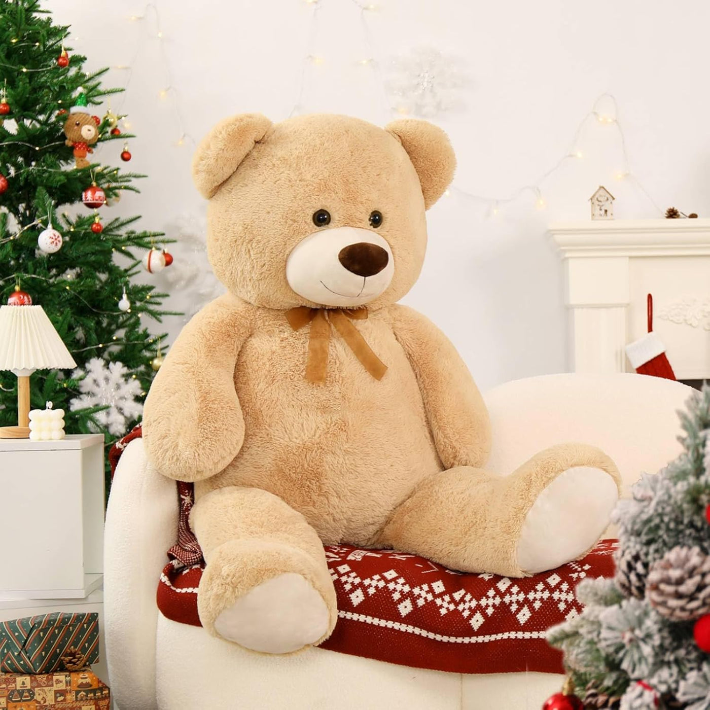 MorisMos Oso de Peluche Gigante Animal de Peluche 4 Pies, 51'&#...