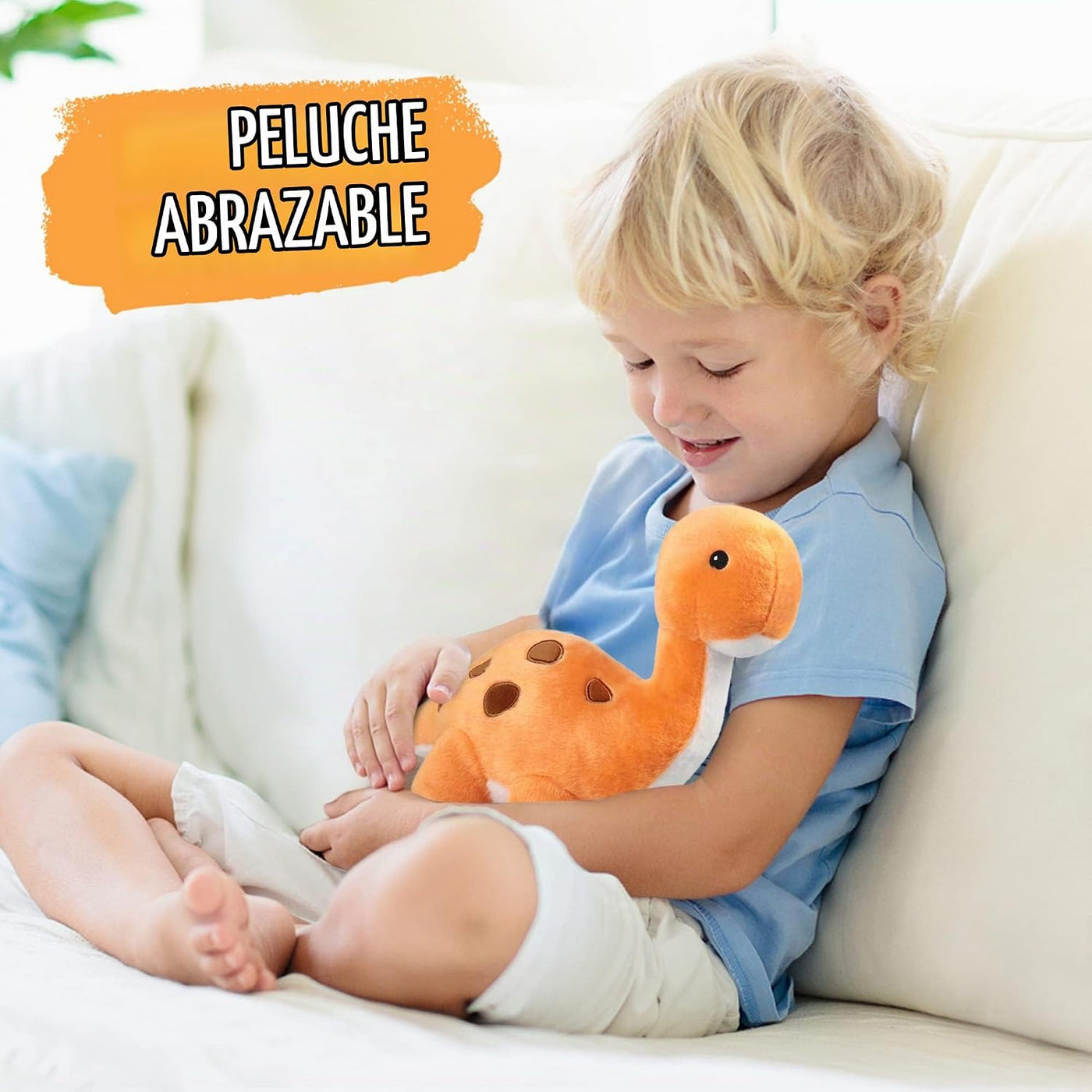 Benben Animal de peluche de dinosaurio, juguetes de peluche de dino...