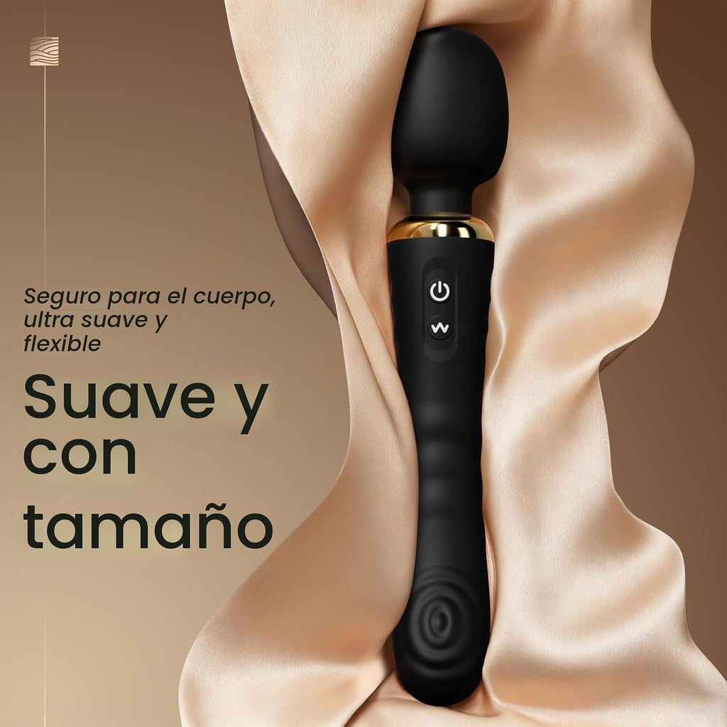 Allovü - Vibrador de varita con vibrador, masajeador de varita para...
