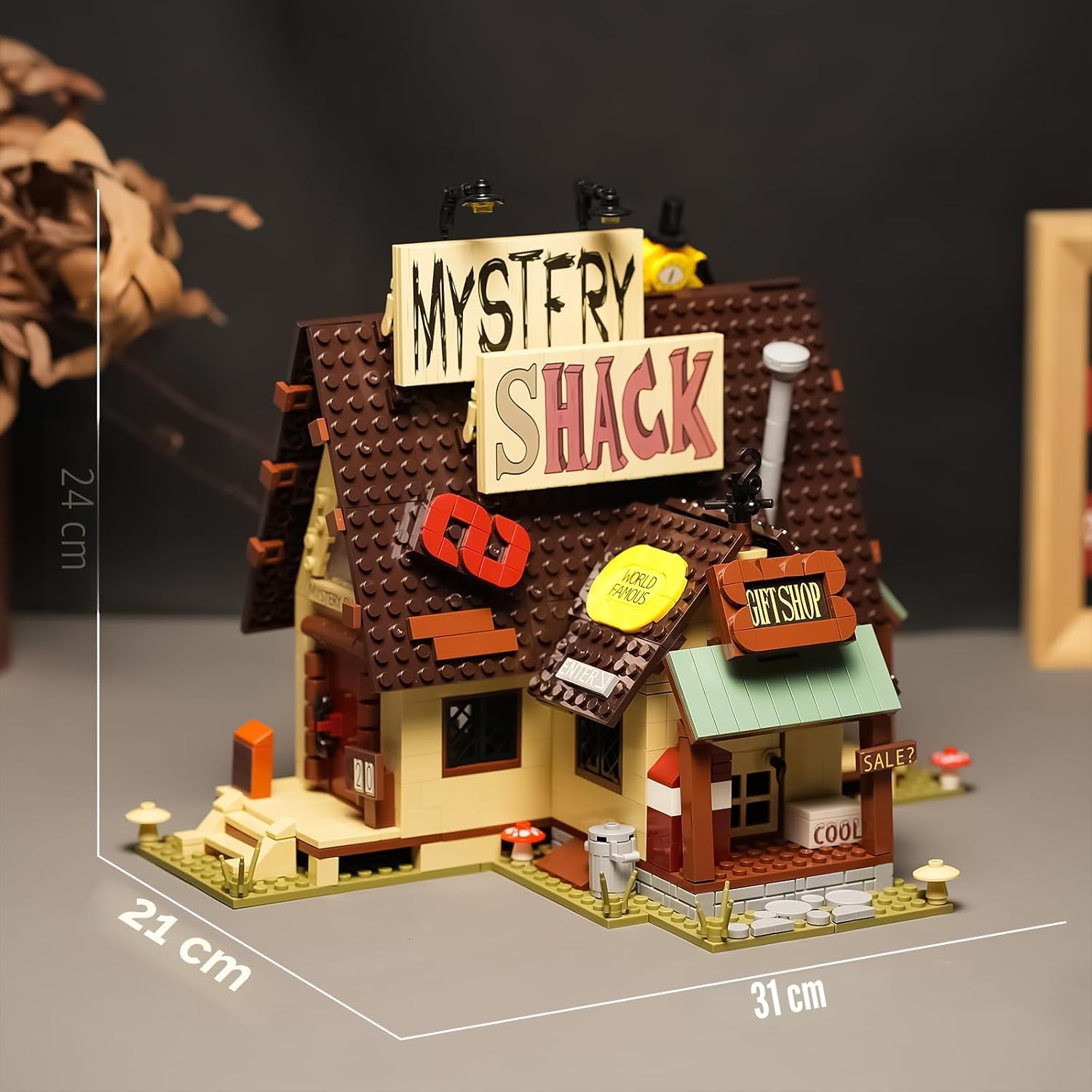 Juegos de construcción de casas de gravedad, colección de juguetes...