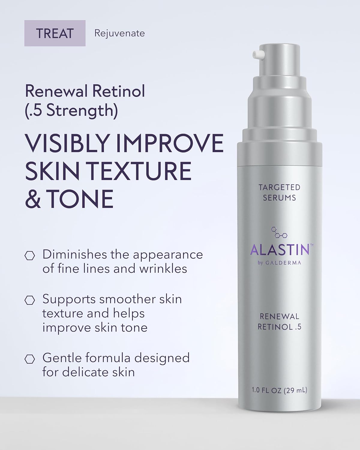 ALASTIN Skincare Suero de retinol de renovación (0.5 fuerza, 1.0 oz...
