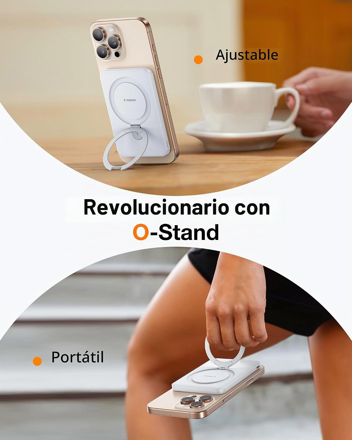 TORRAS - Cargador portátil para iPhone 18 Pro Max, banco de energía...