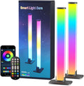 Barhootao Barra de luz RGB, barra de luz LED inteligente para habit...