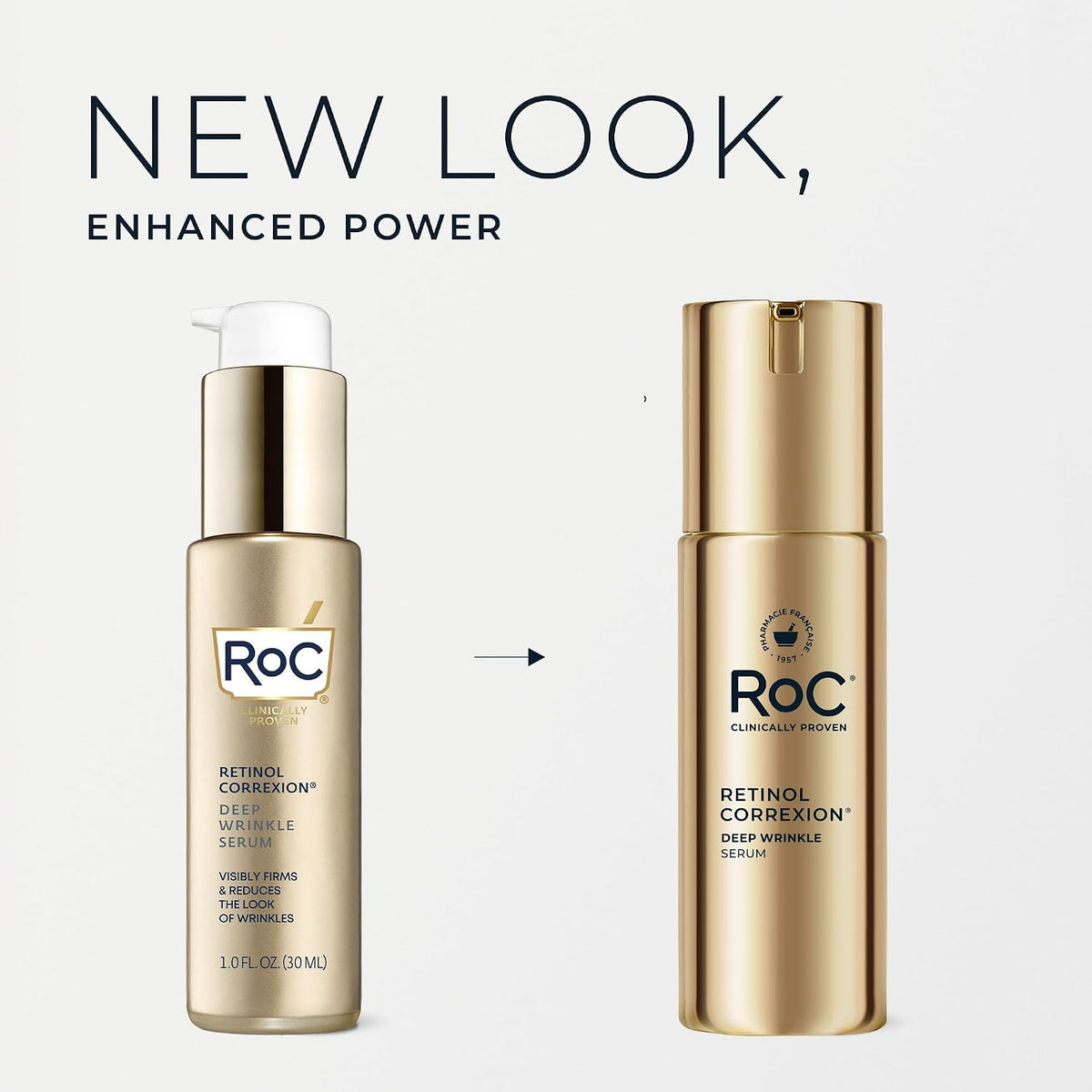 RoC Retinol Correxion Deep Wrinkle Retinol Face Serum con ácido asc...