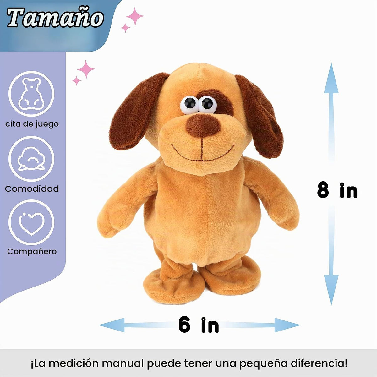 Hopearl Perro Parlante Repite lo que Dices Cachorro Caminante Jugue...