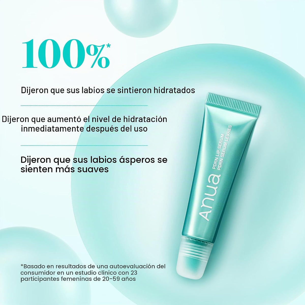 Anua Suero labial PDRN, 0.33 fl.oz | Hidratación de larga duración...