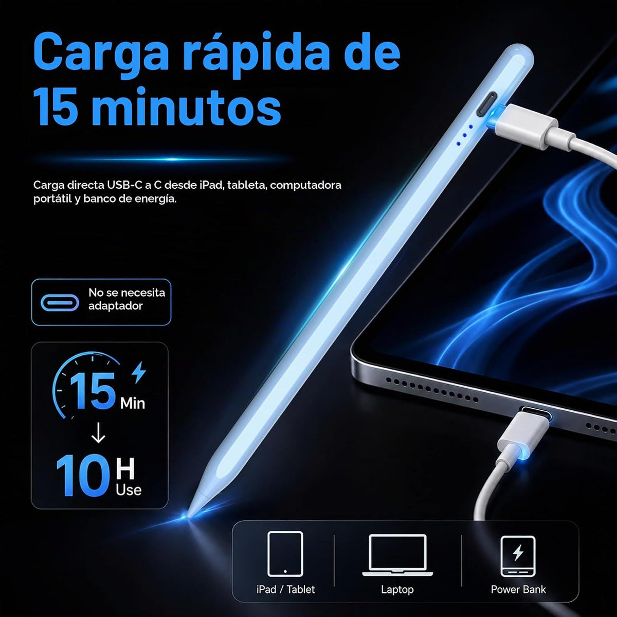 HATOKU Stylus Pen para Apple iPad 2018-2026 para tomar notas y dibu...