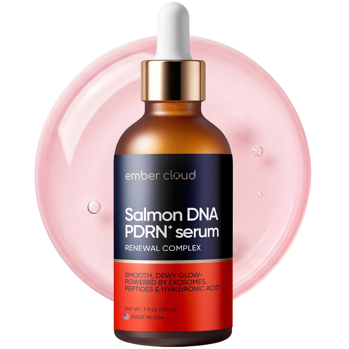 Ember Cloud Salmon DNA PDRN Suero, Ácido Hialurónico, Péptidos, Exo...