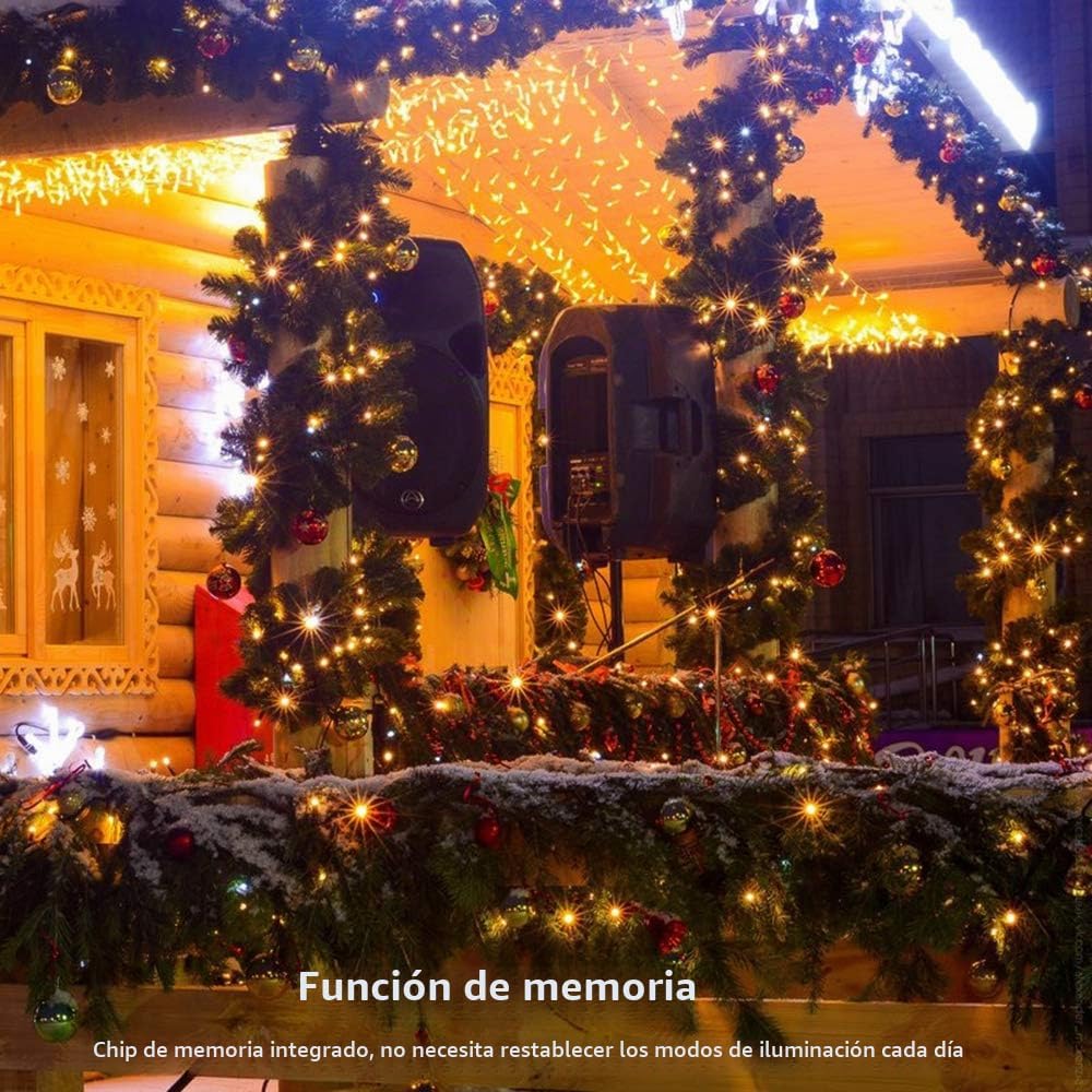 Brizled Luces de Navidad para exteriores, 78.74 pies, 240 luces LED...
