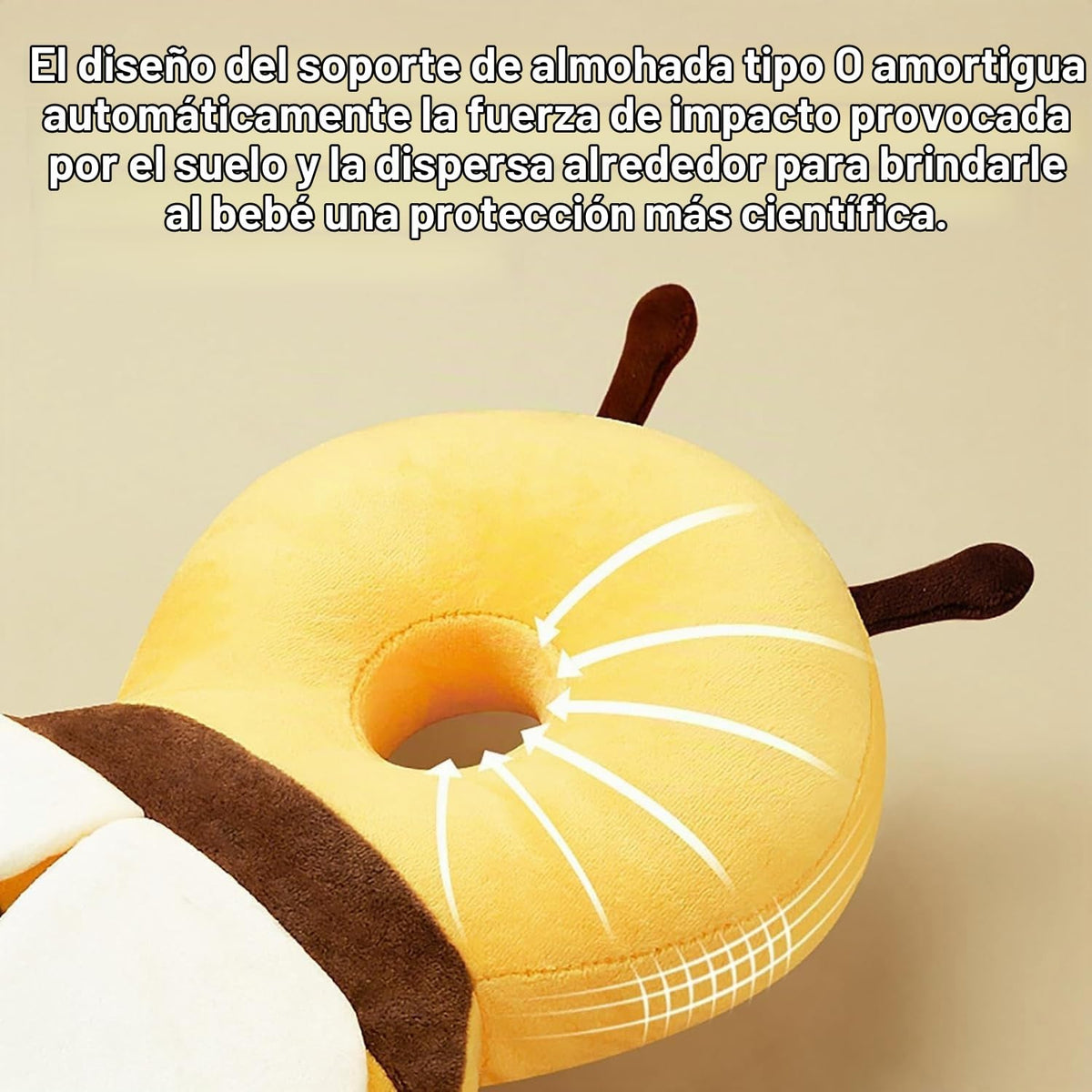 Mochila protectora de cabeza de bebé, protección para la cabeza de...