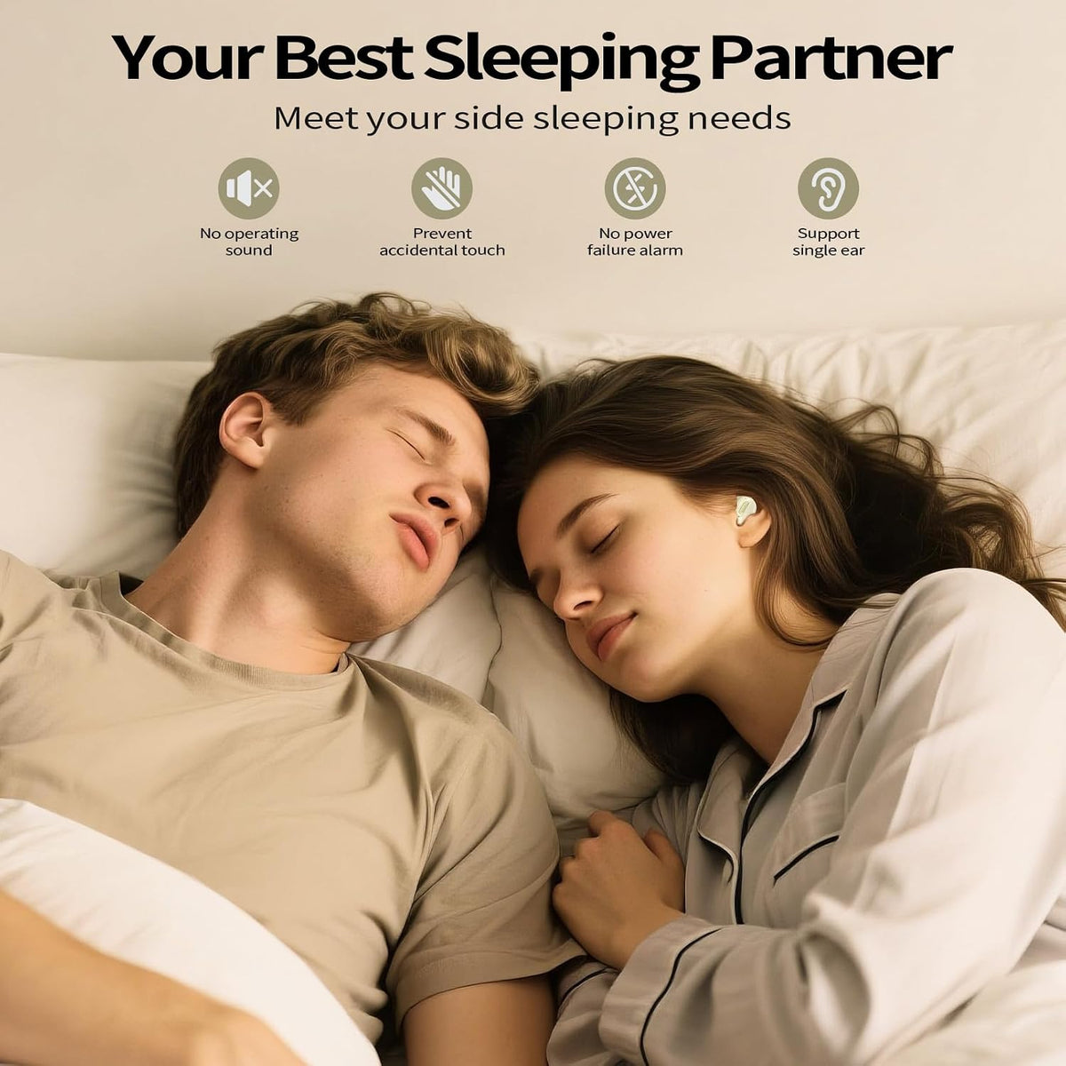 VEKJ Auriculares para dormir 2026 con Bluetooth de 5.4 pulgadas con...