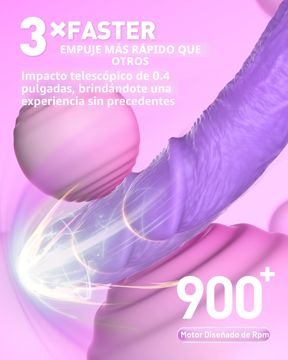 UTIMI Juguetes sexuales del vibrador del consolador de empuje, cons...