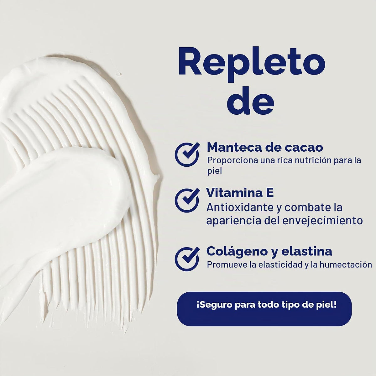 Dermisa Crema para estrías y cicatrices con manteca de cacao, colág...