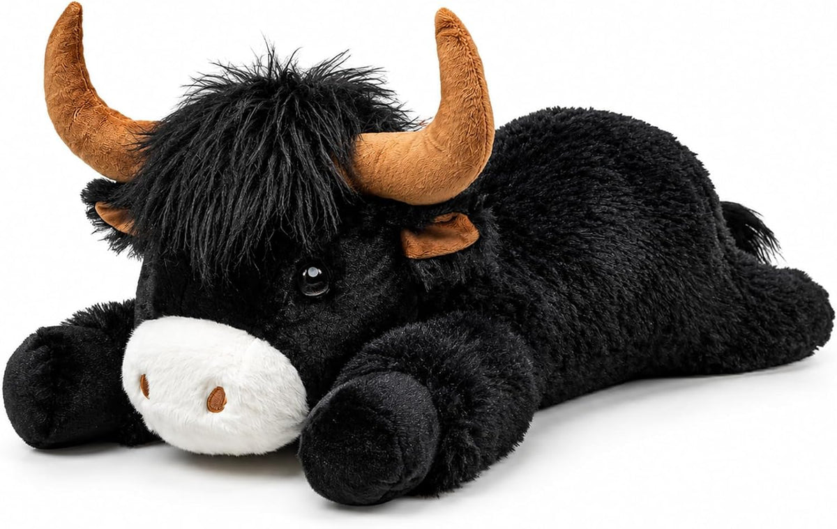 Ksidzas Peluche de vaca gigante de las tierras altas de 39 pulgadas...