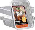 Lideropa Sartenes desechables de papel de aluminio con tapas de 9 x...