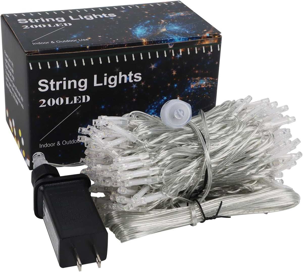 HOME LIGHTING Miniluces decorativas de Pascua de 66 pies, 200 luces...
