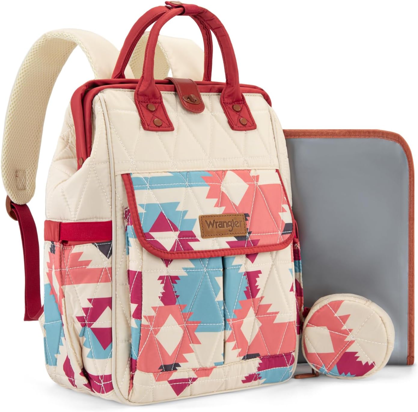 Montana West Wrangler Aztec - Mochila bolsa para pañales estilo occ...