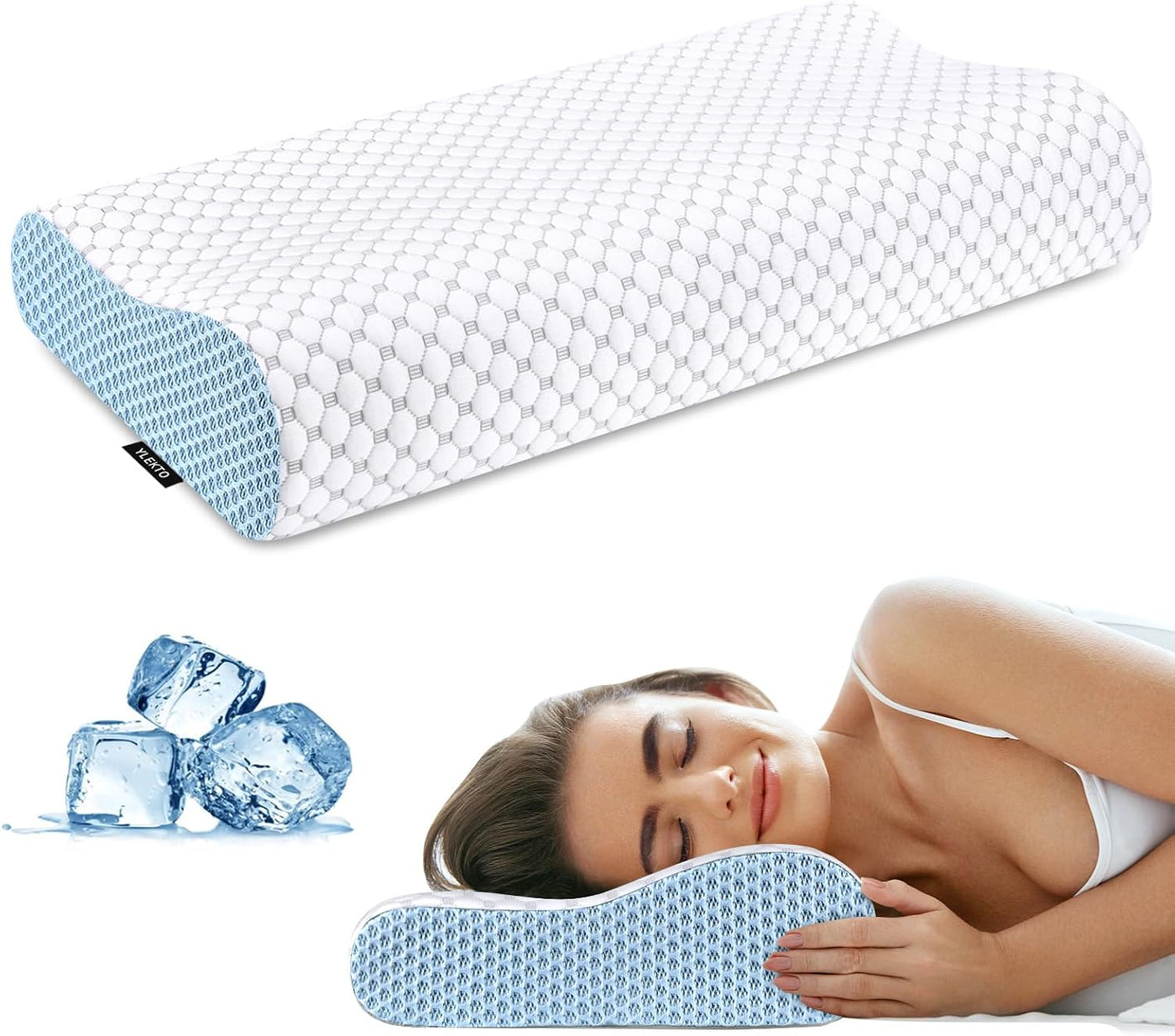 Almohada Cervical para el Cuello para Alivio del Dolor - Almohadas...