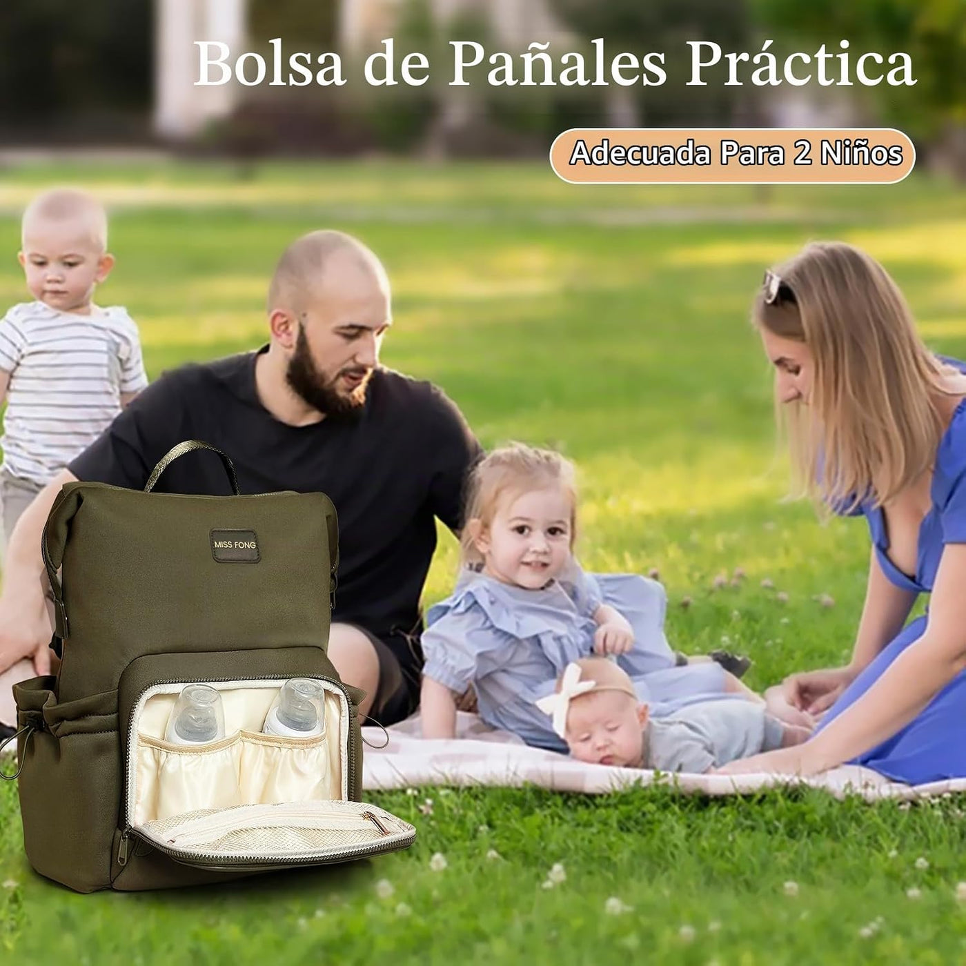 Miss Fong - Mochila para pañales Mochila de neopreno para bebé | Ma...