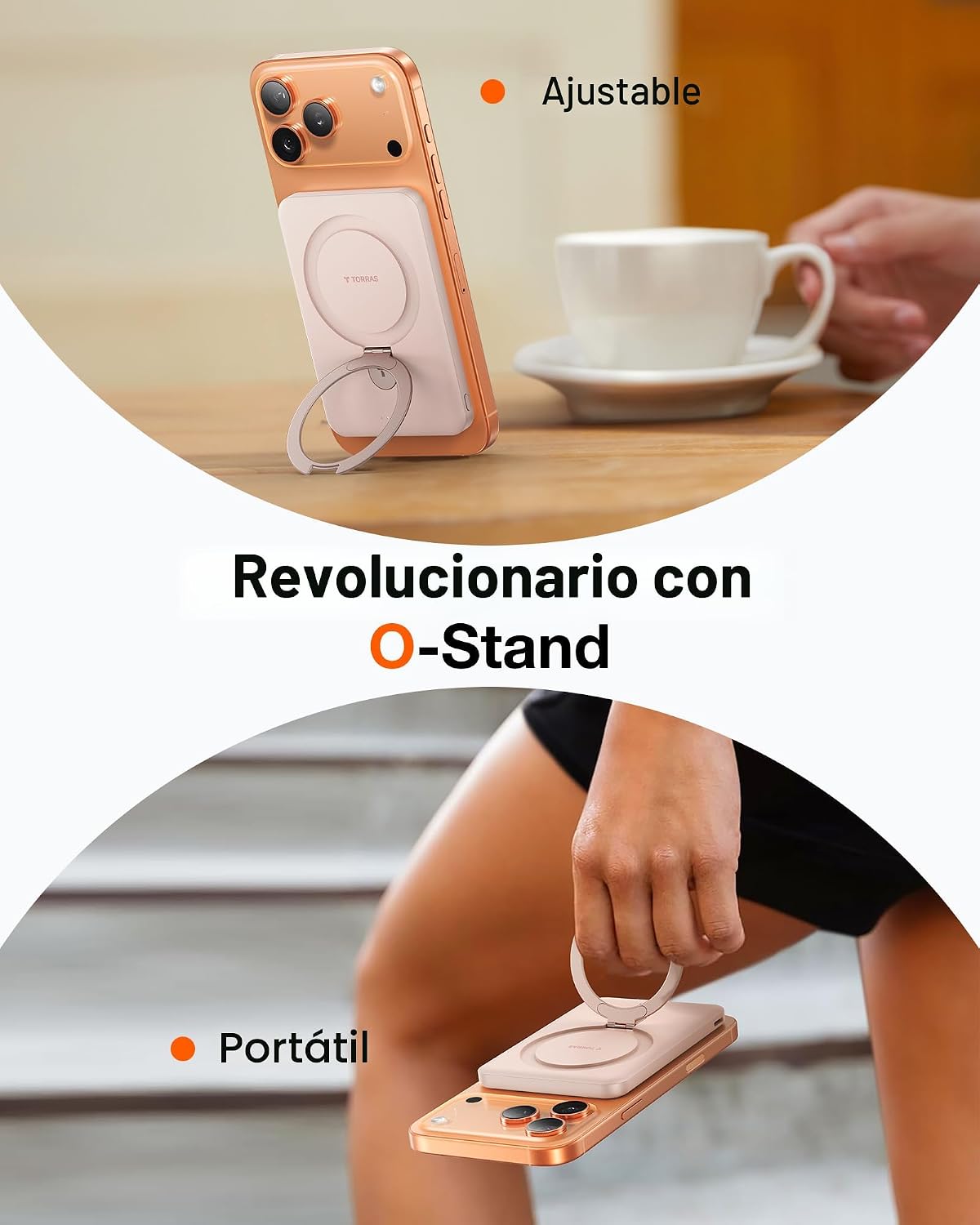 TORRAS - Cargador portátil para iPhone 18 Pro Max, banco de energía...