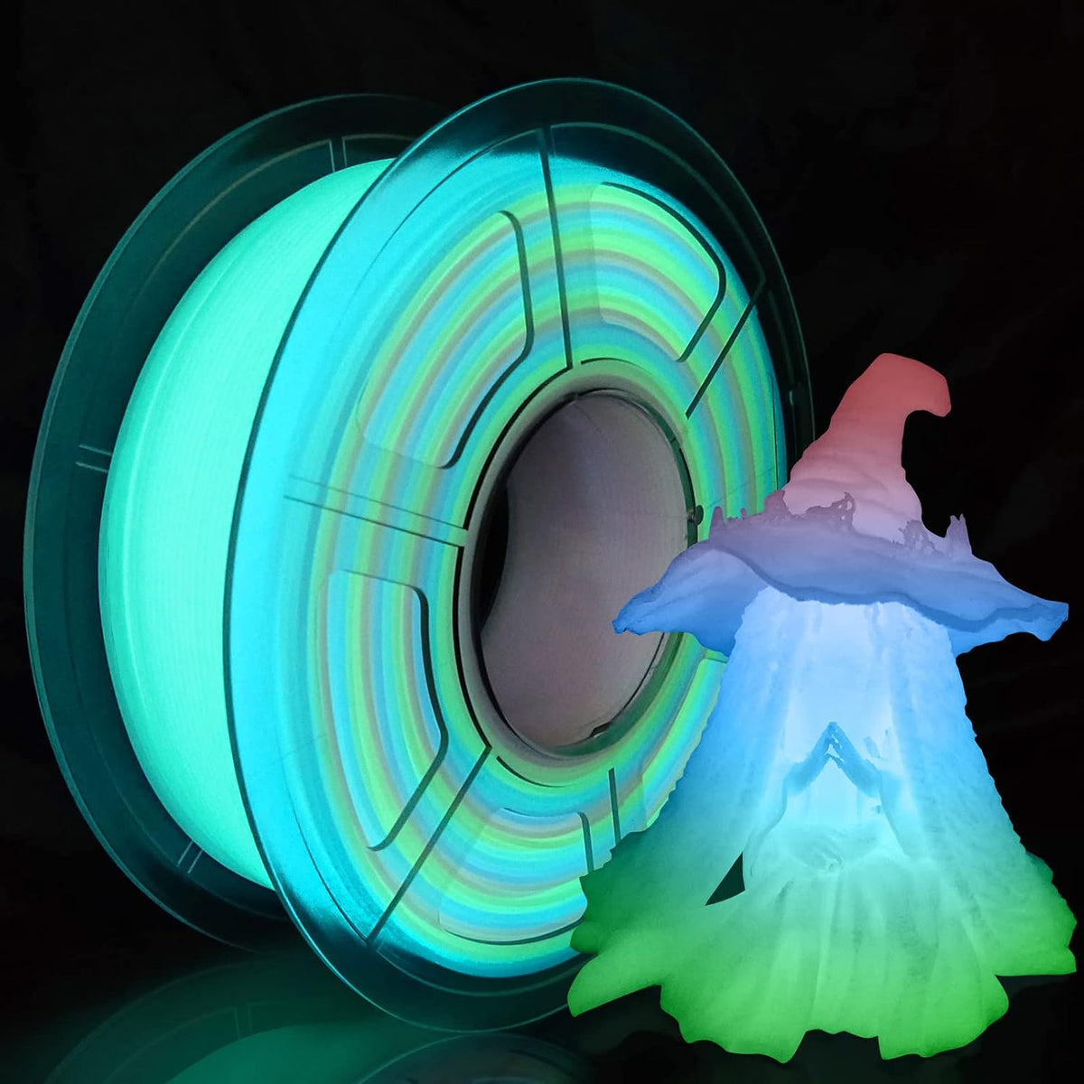 iSANMATE Filamento Pla para impresora 3D, filamento multicolor que...