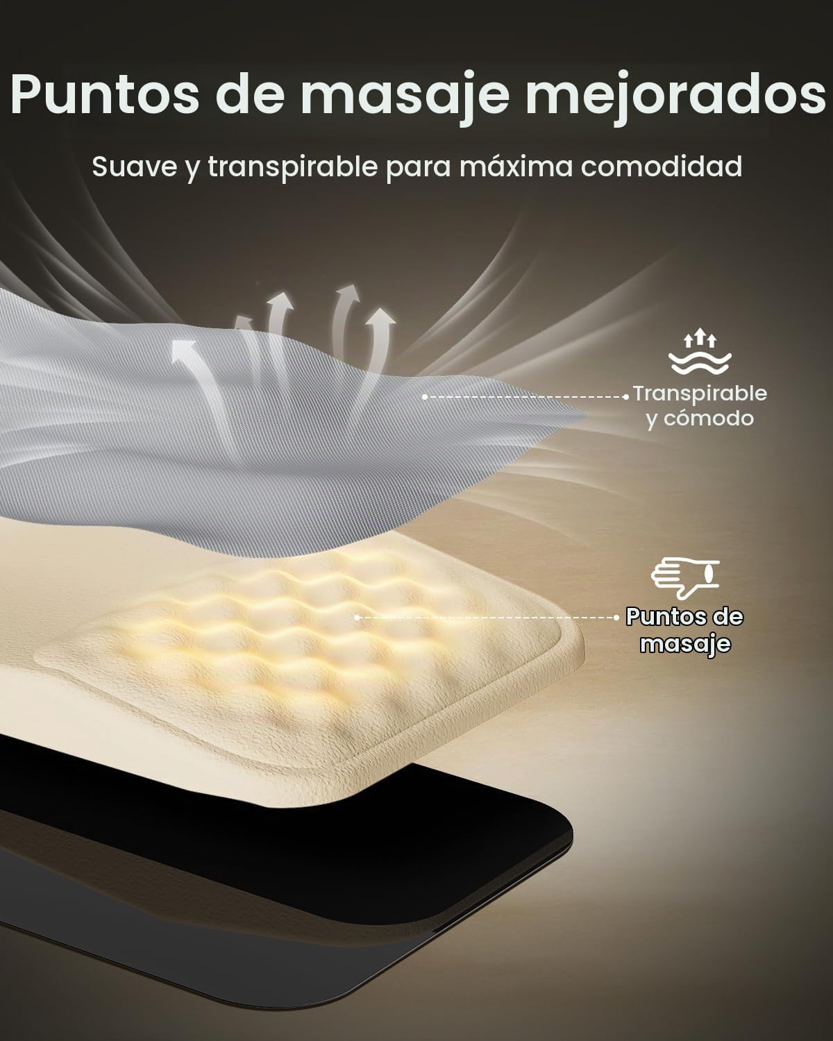 ProtoArc Alfombrilla de mouse ergonómica con reposamuñecas, alfombr...