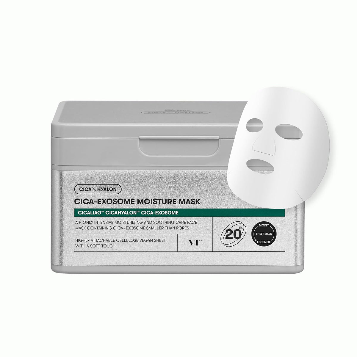 VT COSMETICS Mascarilla Humectante Cica-Exosoma 20 Hojas | Centella...