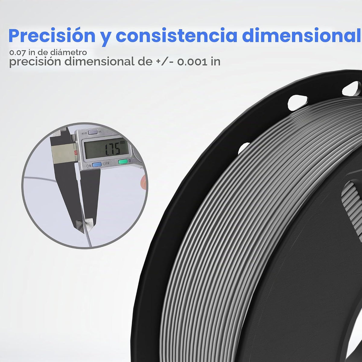 ELEGOO Paquete de filamento de impresora 3D PLA 0.07 in 8 colores 8...
