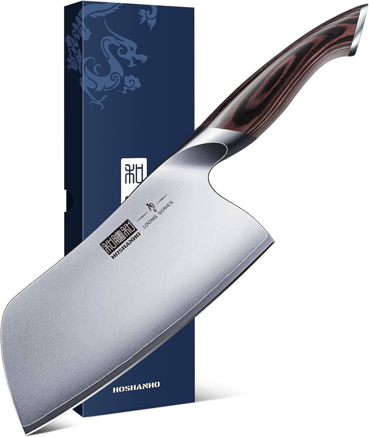 HOSHANHO 7" cuchillo de carnicero, cuchillo de carnicero resist...