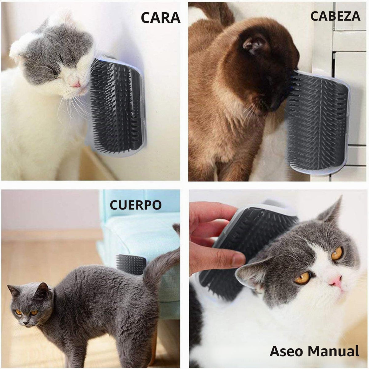 Peine de peluquero para gatos 3.0 más suave con hierba gatera, pein...