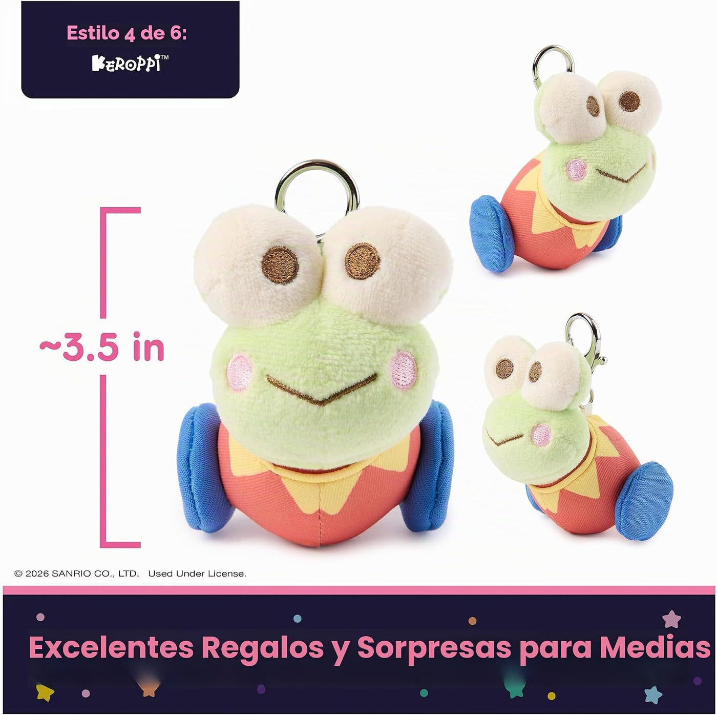 GUND Hello Kitty & Friends Peluche de circo sorpresa de 3 pulgadas...