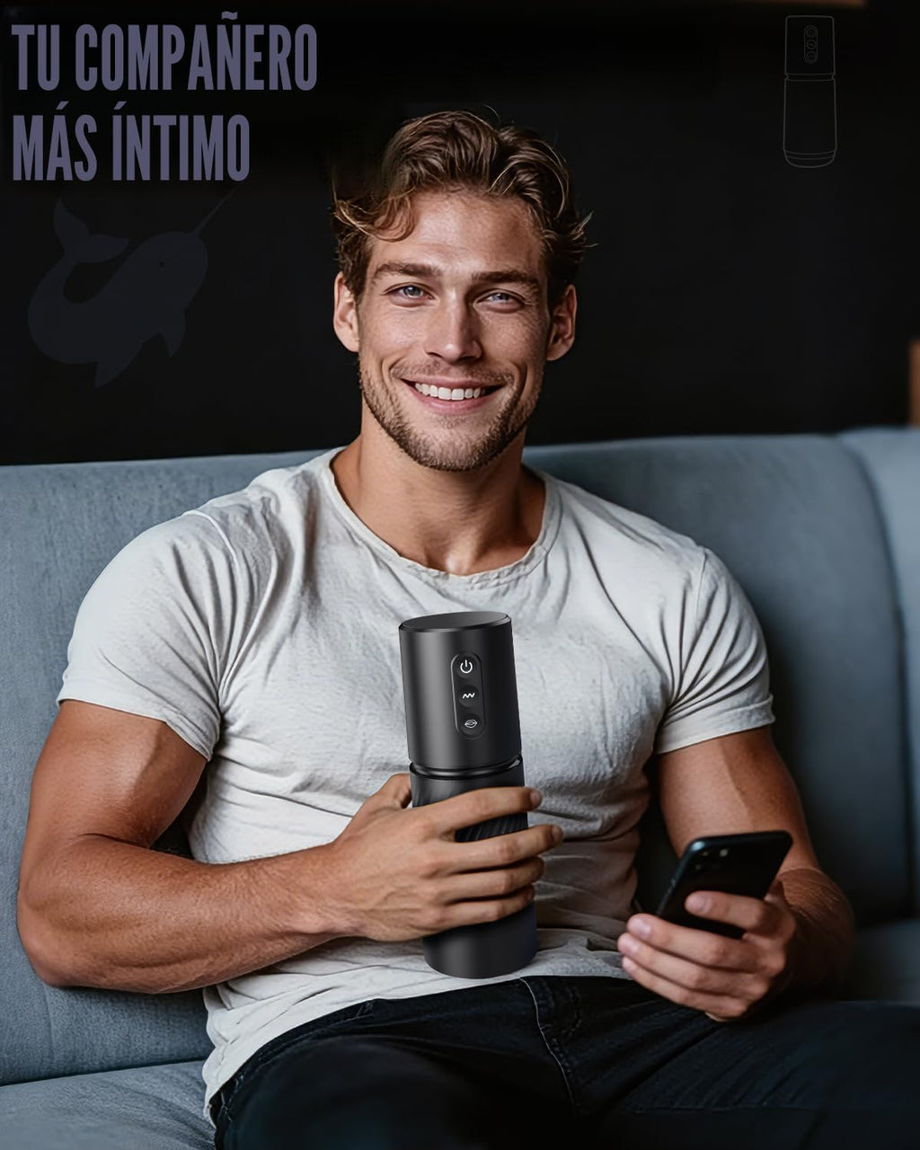 Uoffile Juguetes sexuales para hombres, masturbador masculino, 3 ma...
