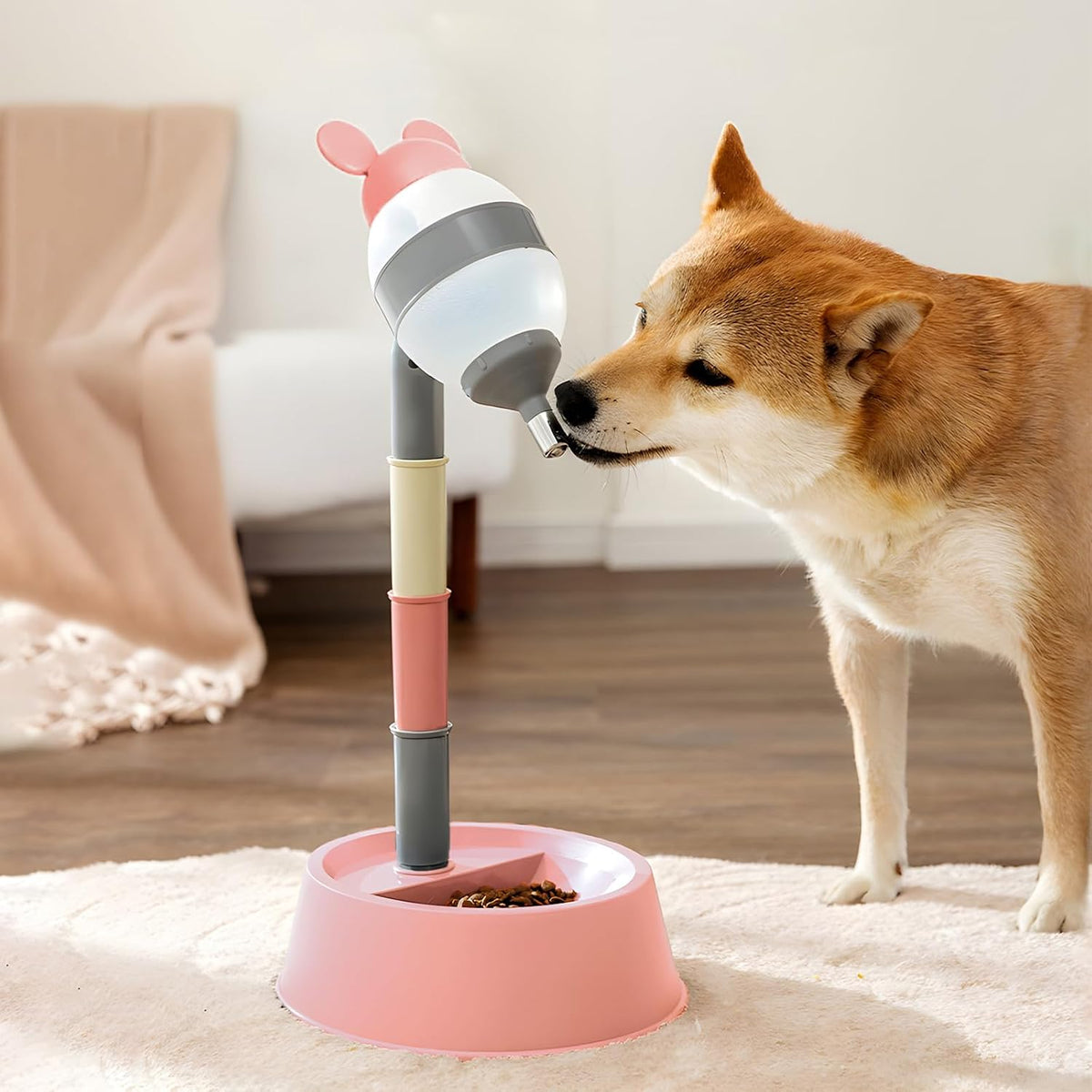 NACOCO - Dispensador de agua para mascotas de pie - Cuenco de pie p...