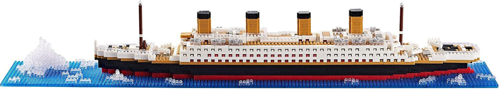 Juego de bloques de construcción Titanic, kit de modelo de crucero...
