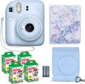 Cámara instantánea Fujifilm Instax Mini 12 color azul pastel + paqu...