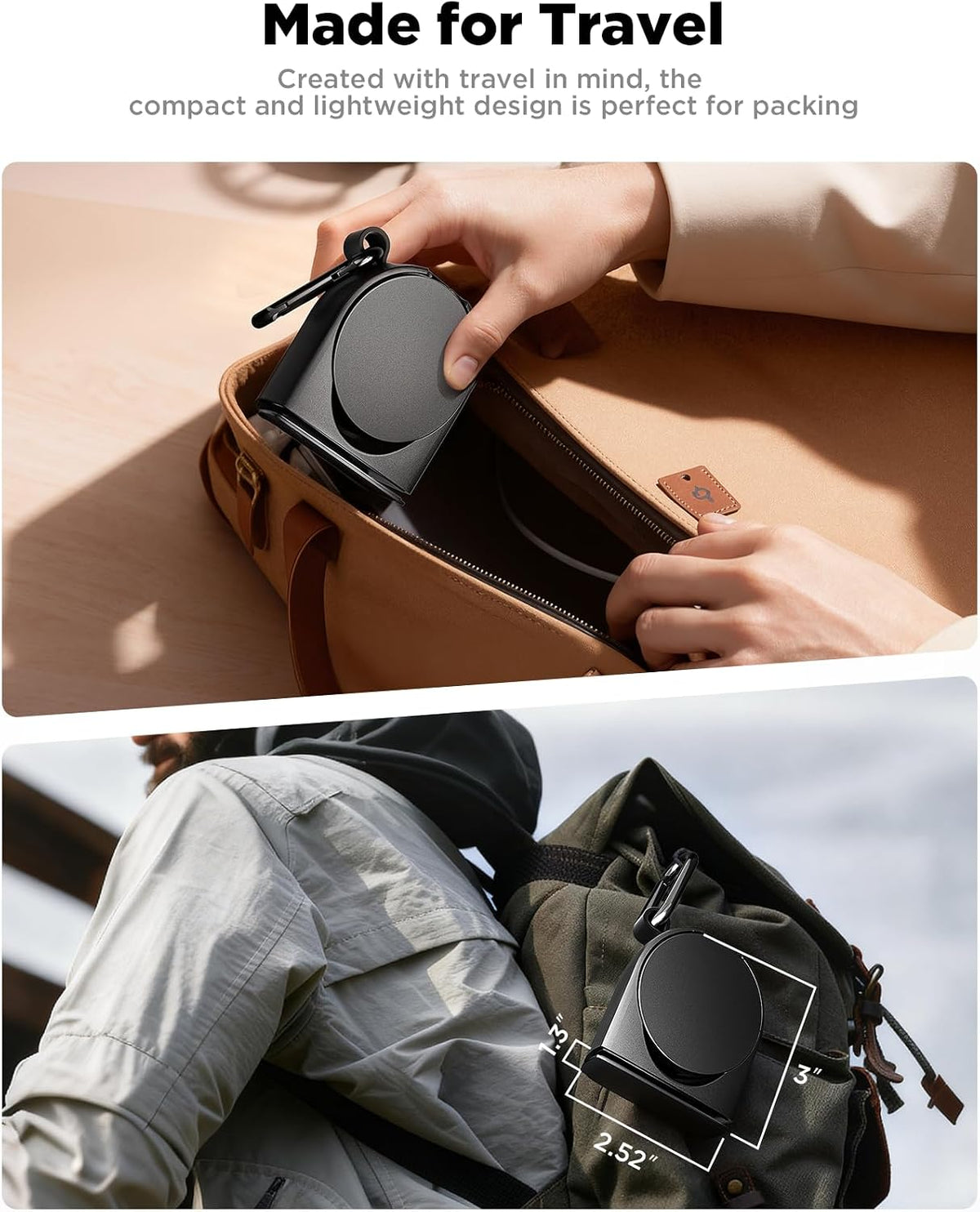 iOttie Treker Travel Essentials - Soporte magnético para teléfono d...